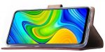 Hoesje geschikt voor Xiaomi Redmi Note 9 - Bookcase Wijnrood - portemonnee hoesje