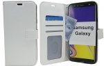 LuxeBass Bookcase geschikt voor Samsung Galaxy J4+ (2018) - Wit