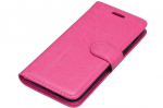 LuxeBass Bookcase geschikt voor Samsung Galaxy J5 (2016) - Roze