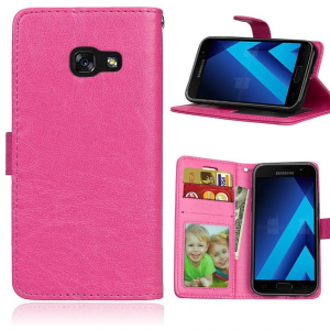 LuxeBass Bookcase geschikt voor Samsung Galaxy J5 (2016) - Roze