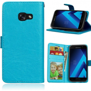 LuxeBass Bookcase geschikt voor Samsung Galaxy J5 (2016) - Turquoise