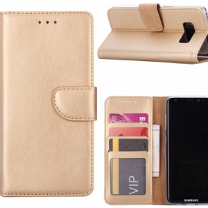 LuxeBass Bookcase geschikt voor Samsung Galaxy J5 (2017) - Goud