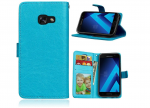 LuxeBass Bookcase geschikt voor Samsung Galaxy J5 (2017) - Turquoise