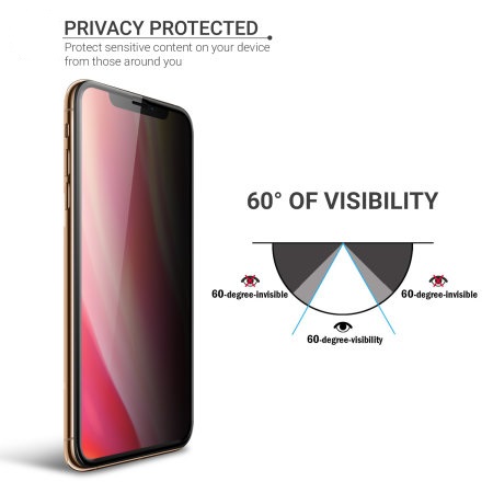 Privacy screenprotector geschikt voor  iPhone 11 Pro Max