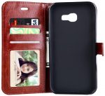 Samsung Galaxy A3 (2017) Hoesje - Bookcase Bruin