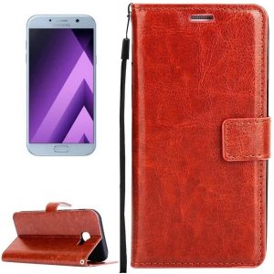Samsung Galaxy A3 (2017) Hoesje - Bookcase Bruin