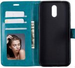 Hoesje geschikt voor Nokia1.3 hoesje book case turquoise