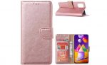 Hoesje geschikt voor Samsung Galaxy A02S - Bookcase Rose Goud - portemonnee hoesje