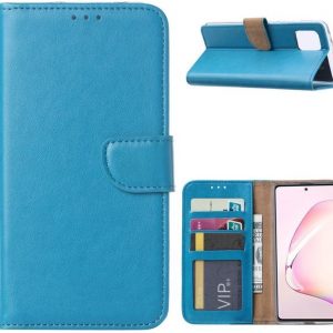 Hoesje geschikt voor Samsung Galaxy A12 - Bookcase Turquoise - portemonnee hoesje