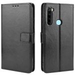 Hoesje geschikt voor Xiaomi Redmi Note 8 - Bookcase Zwart - portemonnee hoesje