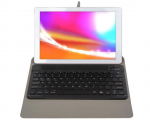 Hoesje geschikt voor Lenovo met Draadloze Toetsenbord en Hoes 7 Inch Tablet Lenovo Pu Leder Bluetooth Keyboard - donkerblauw