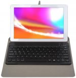Hoesje geschikt voor Lenovo Tab met Bluetooth Draadloze Toetsenbord en Hoes 7 Inch Tablet Lenovo - rosegoud Voor Tab Lenovo