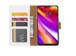 Hoesje geschikt voor LG G7 - Bookcase Wit - portemonee hoesje