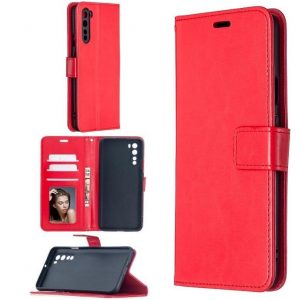 Hoesje geschikt voor Oppo Find X2 Lite - Bookcase Rood - portemonnee hoesje