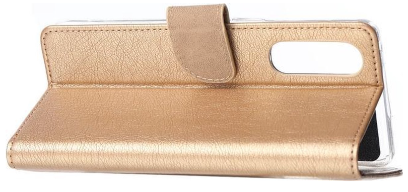 Hoesje geschikt voor Oppo Find X2 Neo - Bookcase Goud - portemonnee hoesje