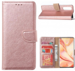 Hoesje geschikt voor Oppo Find X2 Neo - Bookcase Rosegoud - portemonnee hoesje