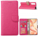 Hoesje geschikt voor Oppo Find X2 Neo - Bookcase Roze - portemonnee hoesje