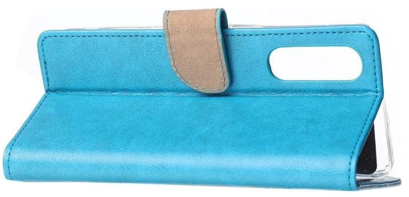 Hoesje geschikt voor Oppo Find X2 Neo - Bookcase Turquoise - portemonnee hoesje