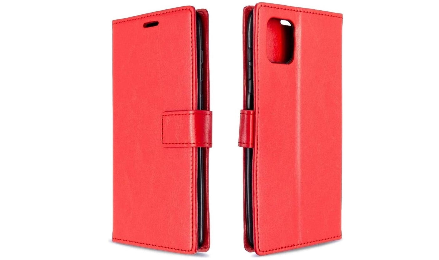 Hoesje geschikt voor Oppo Reno 4 Pro 5G - Bookcase Rood - portemonnee hoesje