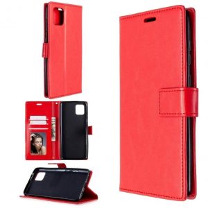 Hoesje geschikt voor Oppo Reno 4 Pro 5G - Bookcase Rood - portemonnee hoesje