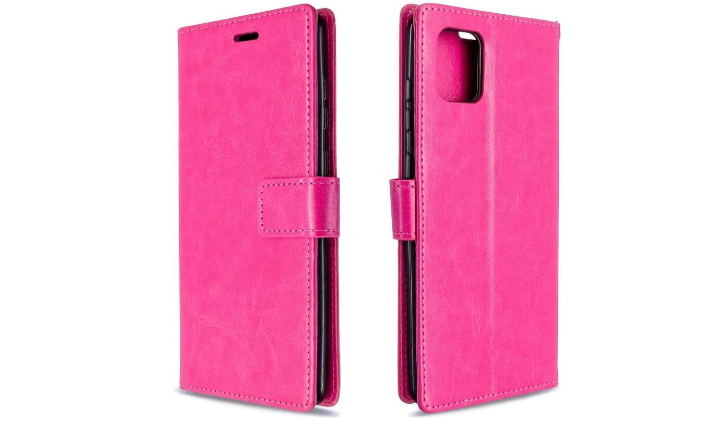 Hoesje geschikt voor Oppo Reno 4 Pro 5G - Bookcase Roze - portemonnee hoesje