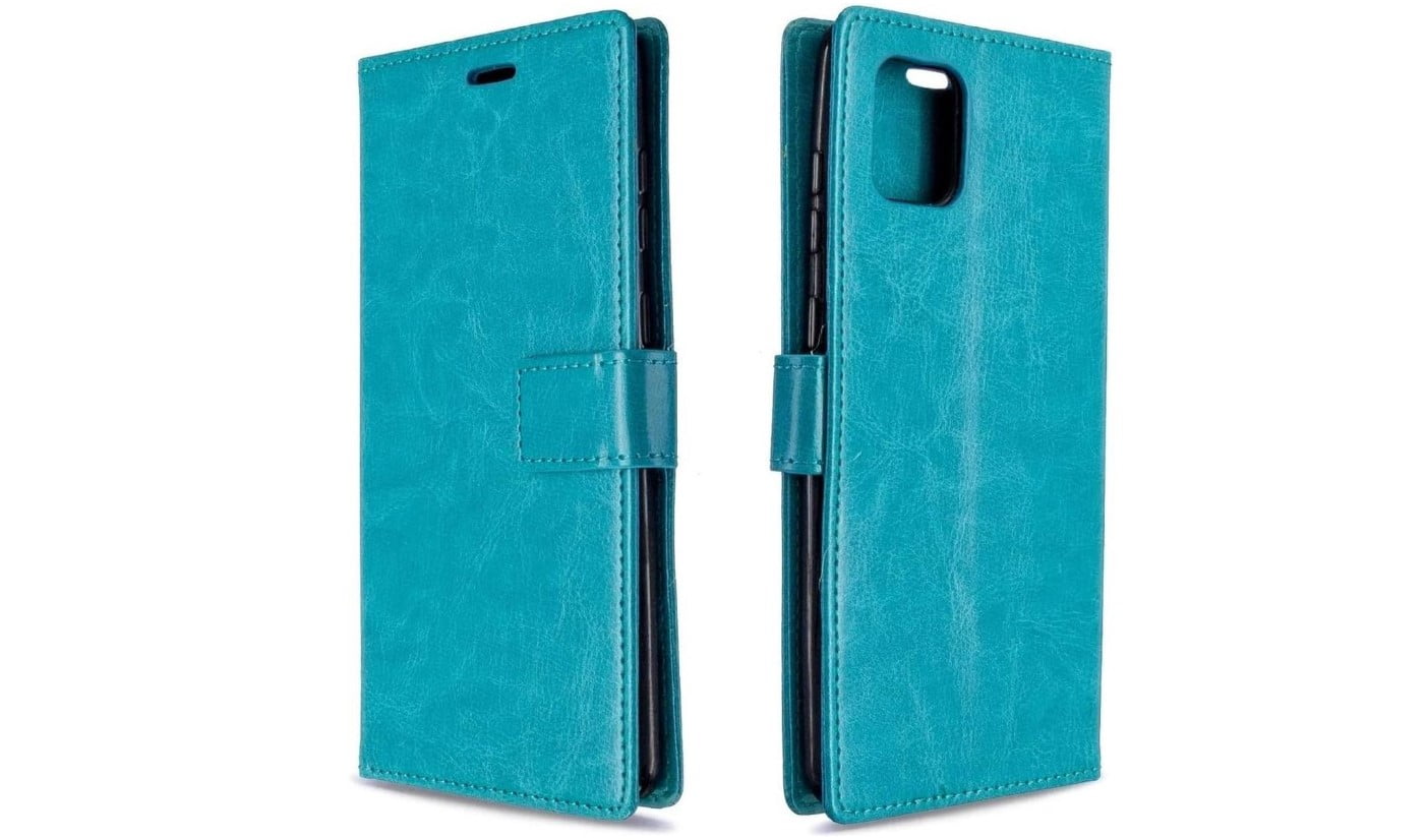 Hoesje geschikt voor Oppo Reno 4 Pro 5G - Bookcase Turquoise - portemonnee hoesje