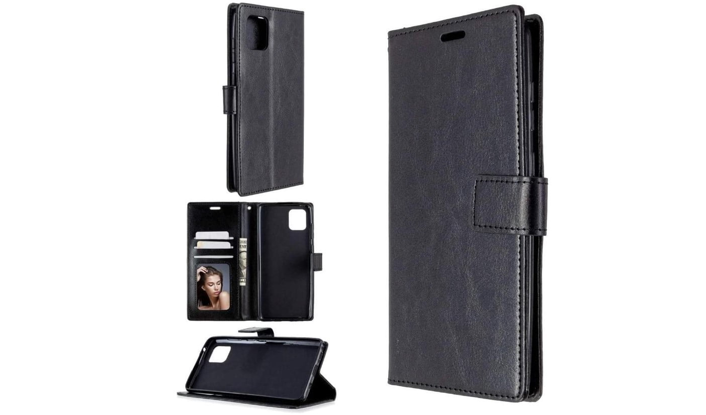 Hoesje geschikt voor Oppo Reno 4 Pro 5G - Bookcase Zwart - portemonnee hoesje