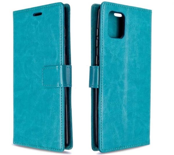 Hoesje geschikt voor Realme 7 hoesje book case turquoise