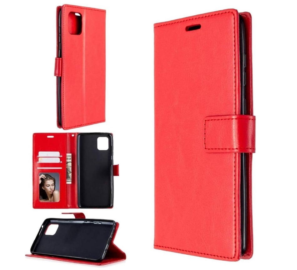 Hoesje geschikt voor RealMe C11 Boekhoesje Rood