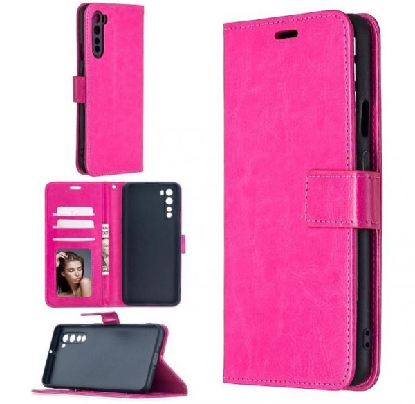 Hoesje geschikt voor Xiaomi REALME X50 5G hoesje book case roze