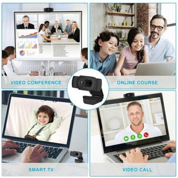 LuxeBass FHD 720P webcam USB 3.0 webcamera PC camera Computer met interne ruisonderdrukking Microfoon Web cam