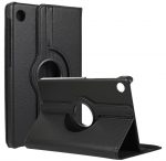 LuxeBass Hoesje geschikt voor Huawei MediaPad T8 8 inch tablethoes Draaibaar Hoesje - zwart