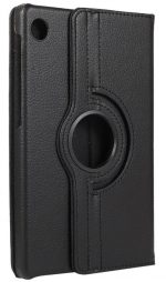 LuxeBass Hoesje geschikt voor Huawei MediaPad T8 8 inch tablethoes Draaibaar Hoesje - zwart