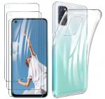 LuxeBass hoesje geschikt voor Oppo A72 Silicone hoesje + 2X Tempered Glas Screenprotector