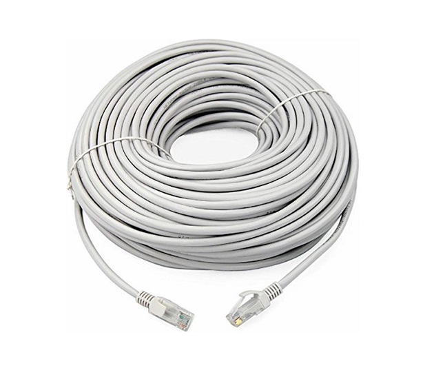 LuxeBass internetkabel - 10 meter - wit- CAT5e UTP RJ45