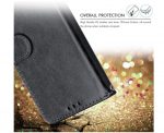 LuxeBass hoesje geschikt voor Oppo A31 hoesje book case goud met 2x tempered glas screenprotector