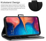 LuxeBass hoesje geschikt voor Oppo A9 hoesje book case rood met tempered glas screen Protector