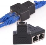 LuxeBass RJ45 Splitter - 1 Naar 2 Netwerk Adapter - LAN Splitter - Ethernet Netwerk Kabel - Connector - Adapter - Zwart