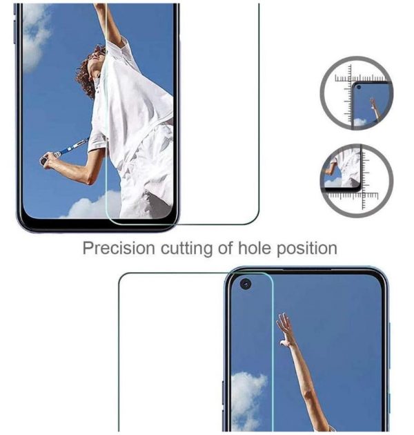 LuxeBass screenprotector geschikt voor Oppo A72 - Tempered Glass - 3x Screen Protector