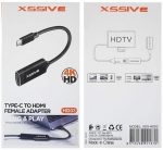 LuxeBass USB-C naar HDMI Adapter - Compatible met Telefoon en Laptop - Type-C Kabel naar 4K UHD HDMI Converter