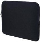 LuxeBass Zwart universele sleeve hoes Macbook / Laptop 11 - 11.6 Inch