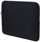 LuxeBass Zwart universele sleeve hoes Macbook / Laptop 13 Inch