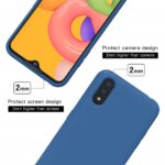 Hoesje geschikt voor Samsung Galaxy A01 siliconen hoesje - Blauw - Afbeelding 2