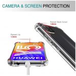 Hoesje geschikt voor Huawei Y5P Anti-shock silicone hoesje transparant