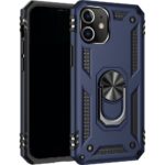 Hoesje geschikt voor iPhone 11 Hoesje - Anti-Shock Hardcase Hybrid Ring Armor - Rood