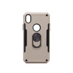 Hoesje geschikt voor iPhone XR Hoesje - Anti-Shock Hybrid Ring Armor goud
