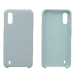 Hoesje geschikt voor Samsung Galaxy A01 siliconen hoesje - Cyaan Blauw