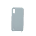 Hoesje geschikt voor Samsung Galaxy A01 siliconen hoesje - Cyaan Blauw