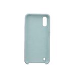 Hoesje geschikt voor Samsung Galaxy A01 siliconen hoesje - Cyaan Blauw