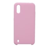 Hoesje geschikt voor Samsung Galaxy A01 siliconen hoesje - licht roze
